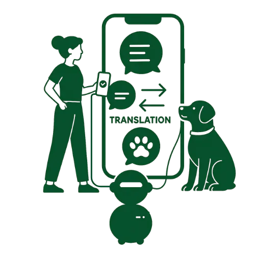 Dog ai talk and human-to-dog translation